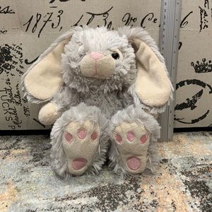 Bunny Stuffed Animal; 19cm sitting, ears 15cm long, 9.5cm legs; Great condition